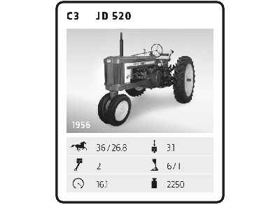 Ett paket med samlarbilder - C3 JD 520