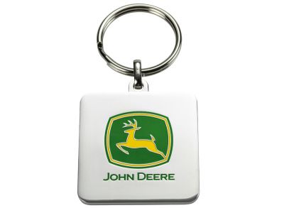 John Deere Stainless Custom Keyring 6410,6910 