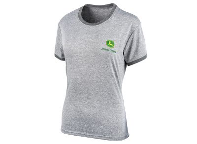 T-shirt sportiva grigia per donna