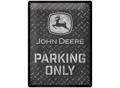 Blaszany znak „Parking tylko dla”