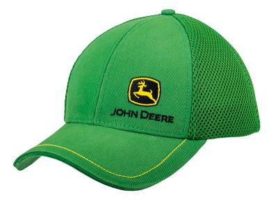 Cappellino in rete verde con logo
