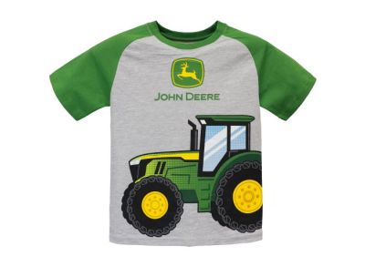 T-shirt med traktorgrafik