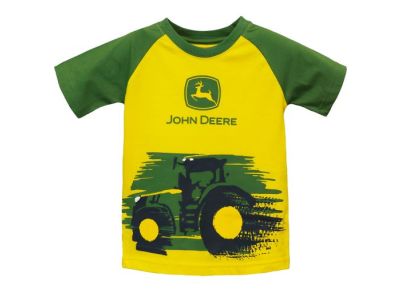 T-Shirt für Kleinkinder „Verschwommener Traktor“