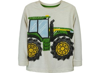 Sweatshirt för barn: traktorgrafik