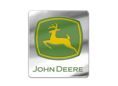 Emblema de la marca comercial John Deere
