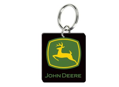 John Deere -tavaramerkillä varustettu avainrengas