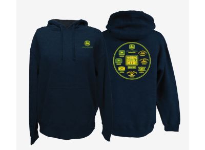 Sweatshirt mit Kapuze und Logo-Zeitstrahl