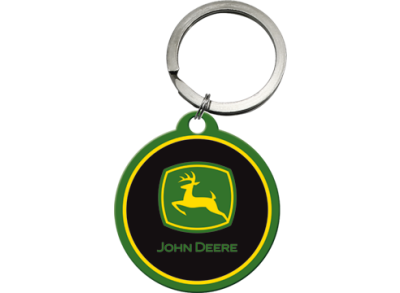 Key Chain Round with John Deere Logo