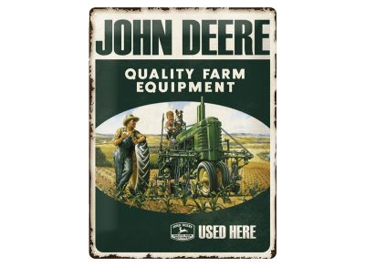 Placa metálica 30 x 40 cm - Quality Farm Equipment