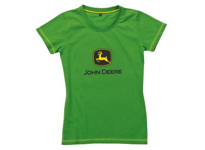 Green Ladies' T shirt 'Logo'
